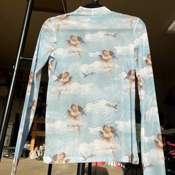 Simons Mesh Angel Top - Picture 3 of 4